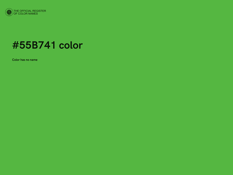 #55B741 color image