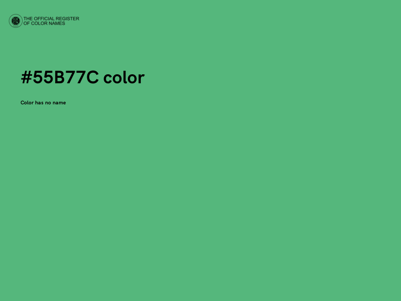 #55B77C color image