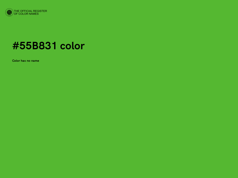#55B831 color image