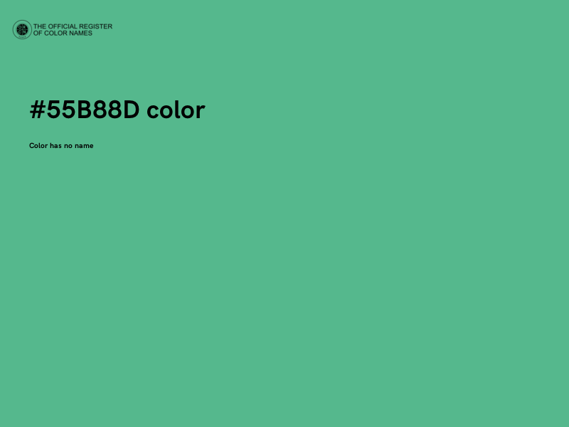 #55B88D color image