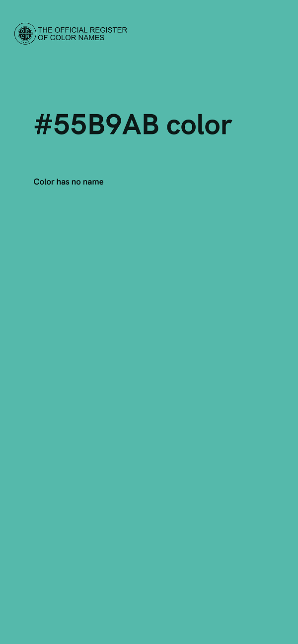 #55B9AB color image