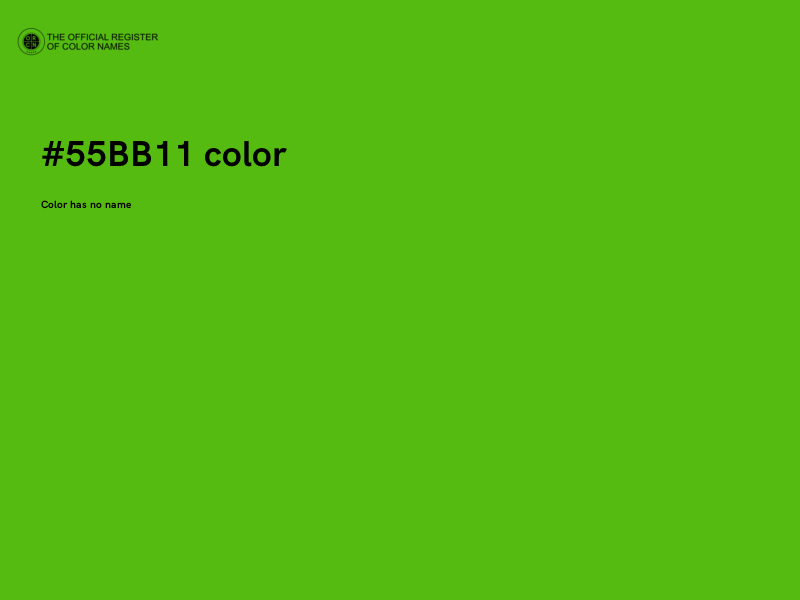 #55BB11 color image