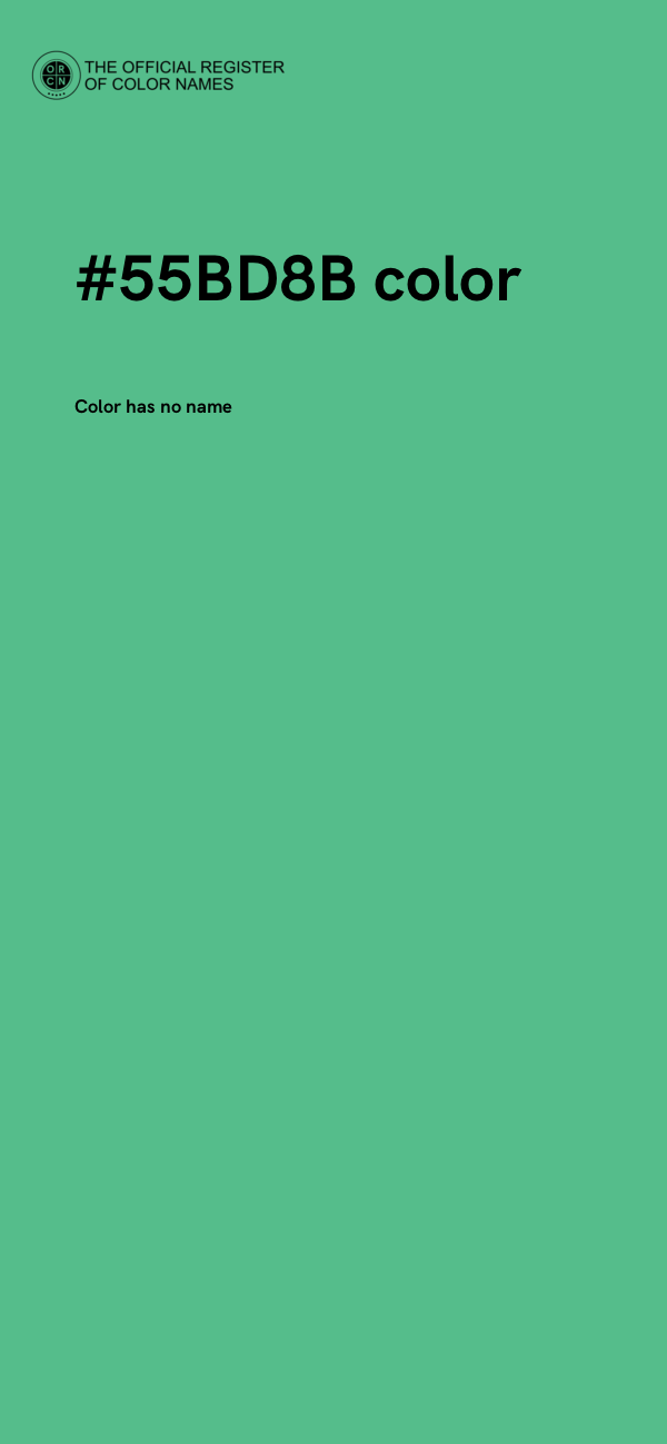 #55BD8B color image