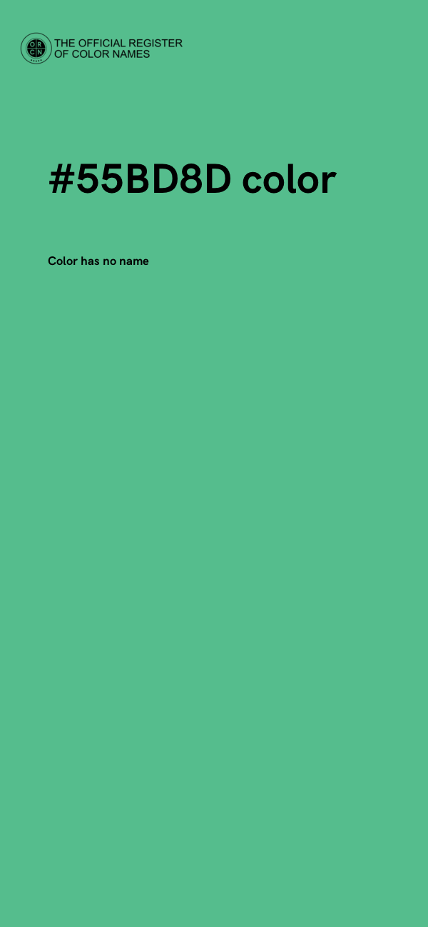#55BD8D color image