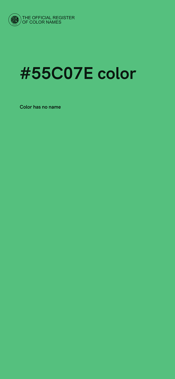 #55C07E color image