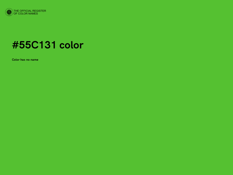 #55C131 color image