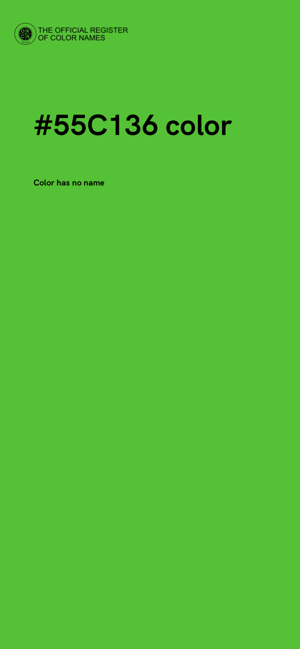 #55C136 color image