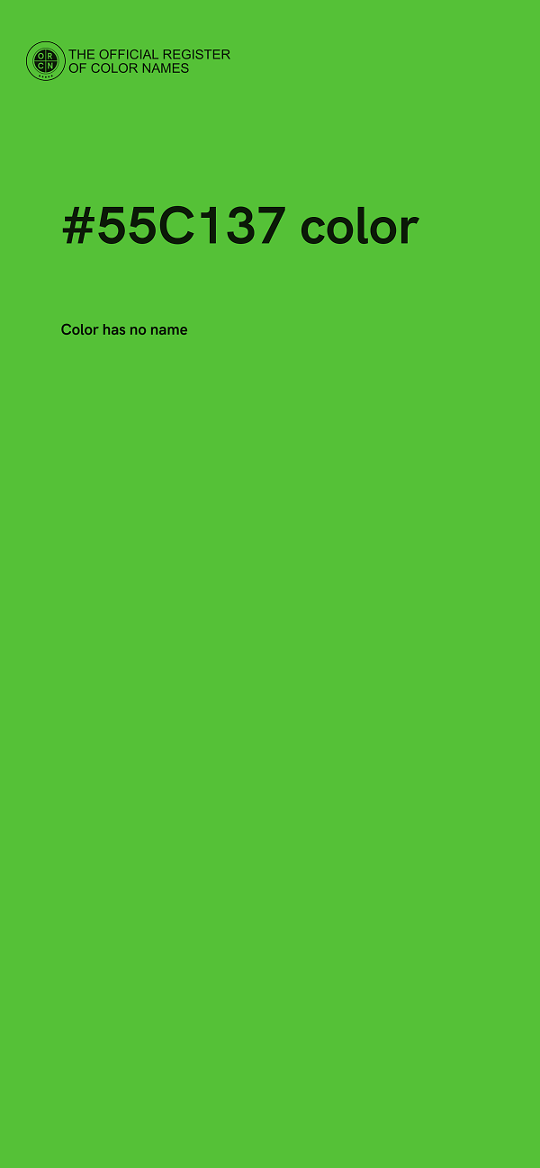 #55C137 color image