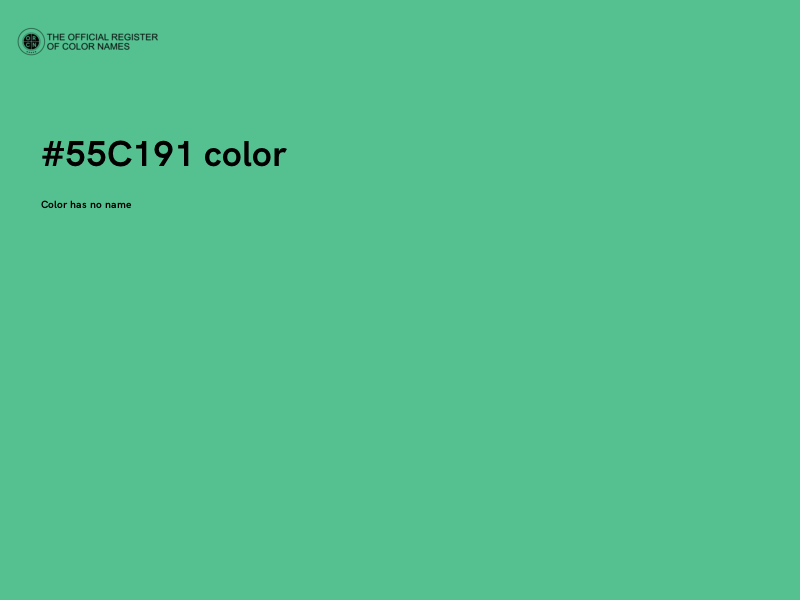 #55C191 color image