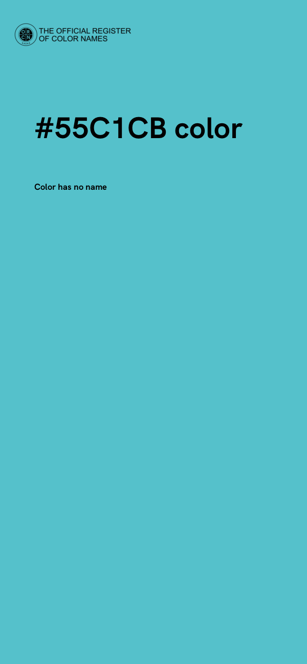 #55C1CB color image