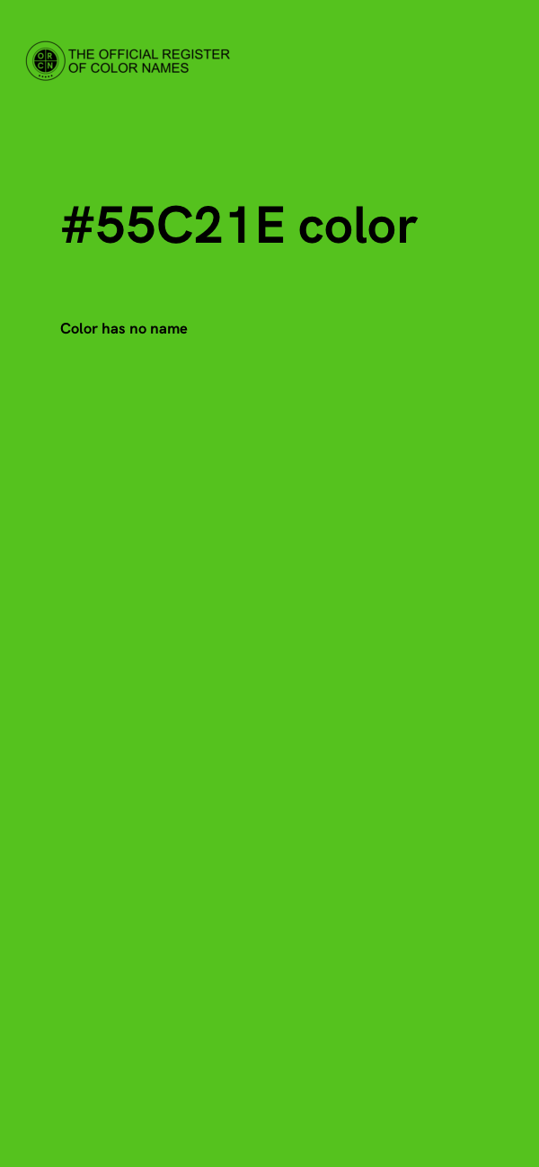 #55C21E color image
