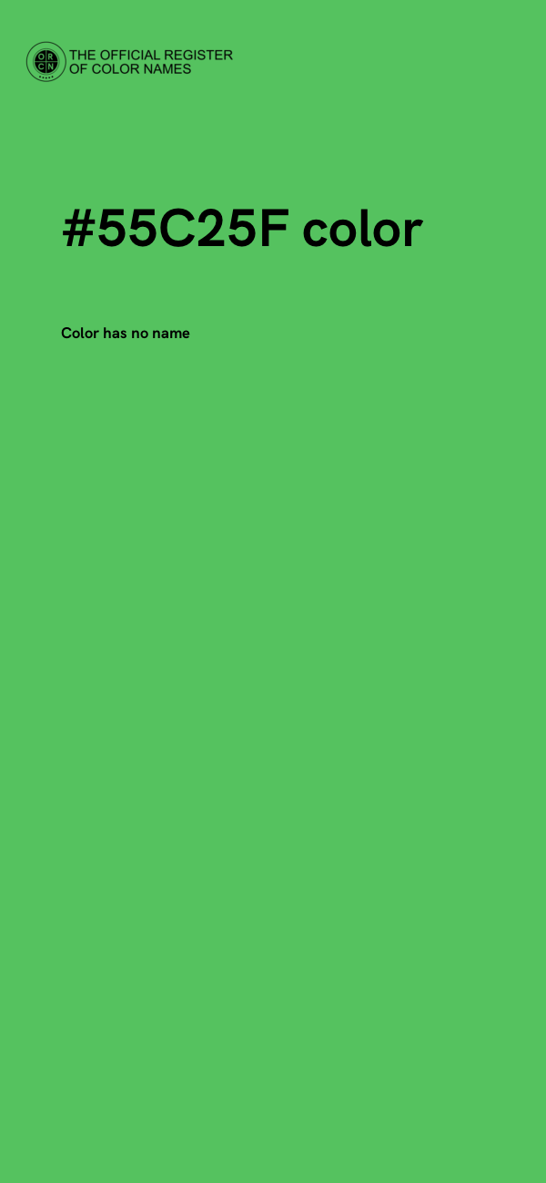 #55C25F color image