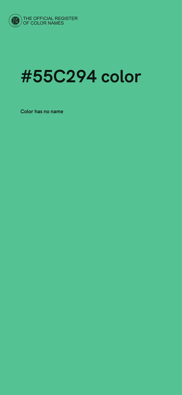 #55C294 color image