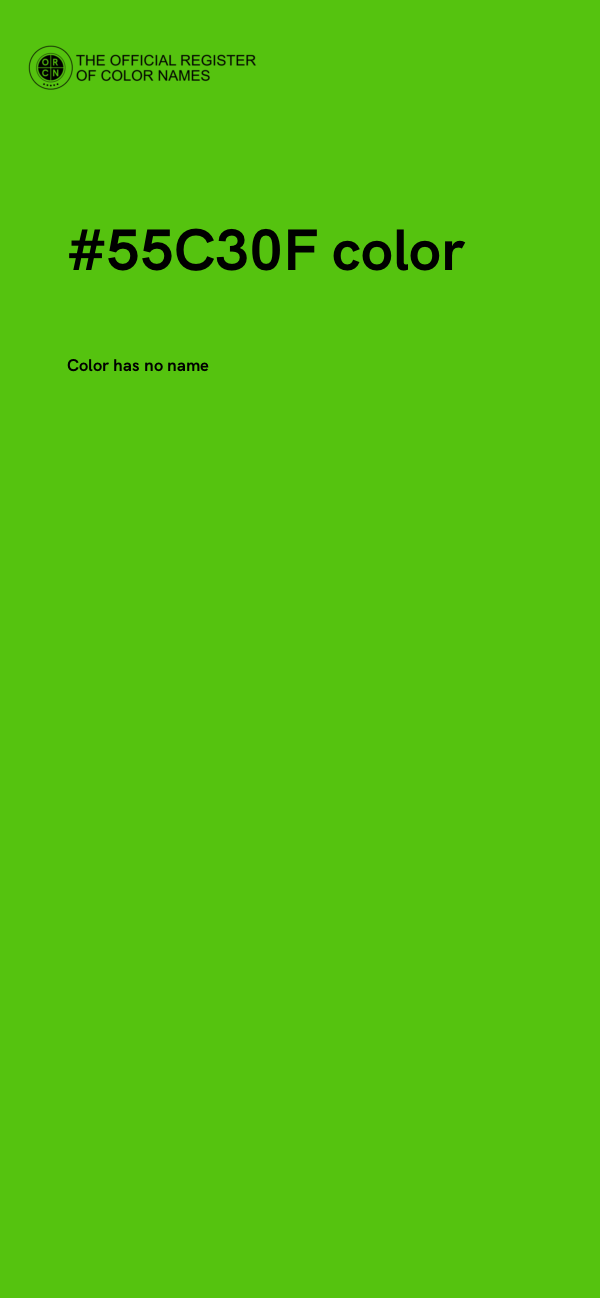 #55C30F color image