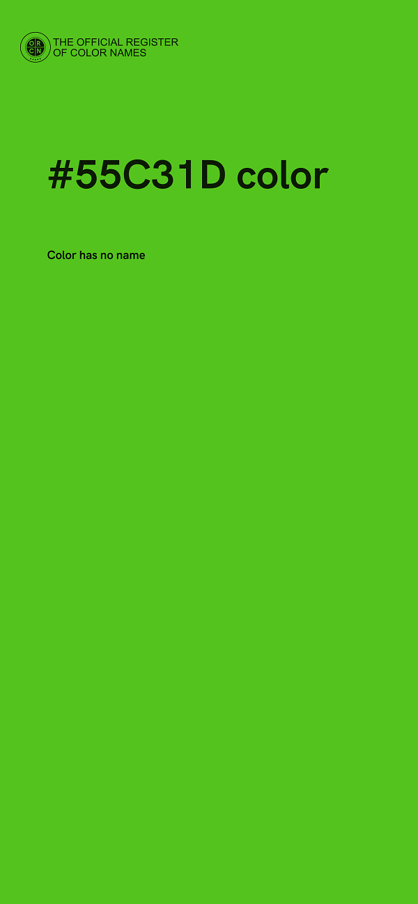 #55C31D color image
