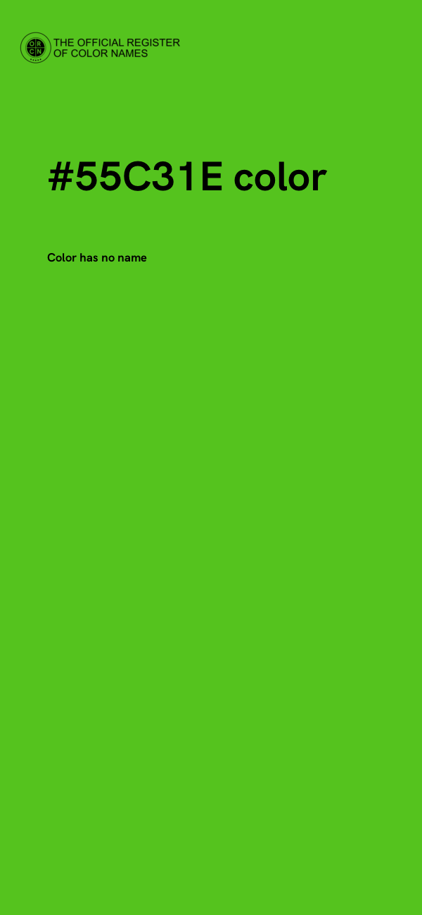 #55C31E color image