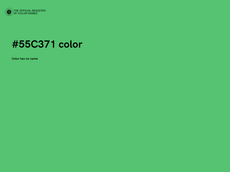 #55C371 color image