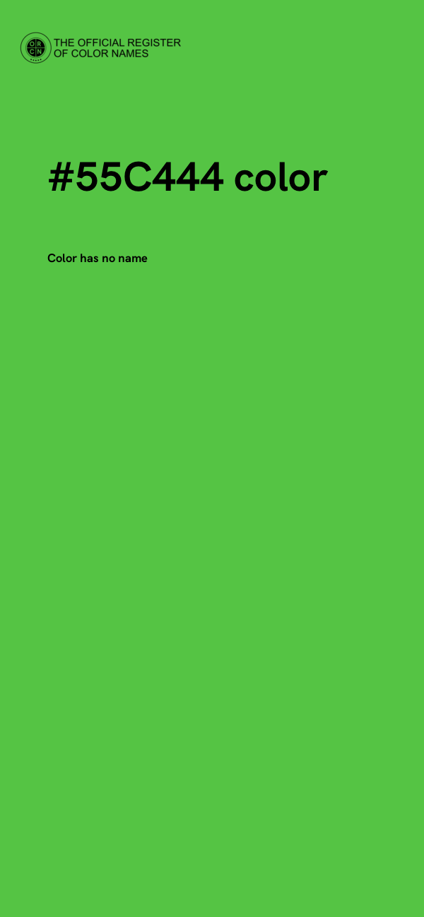 #55C444 color image