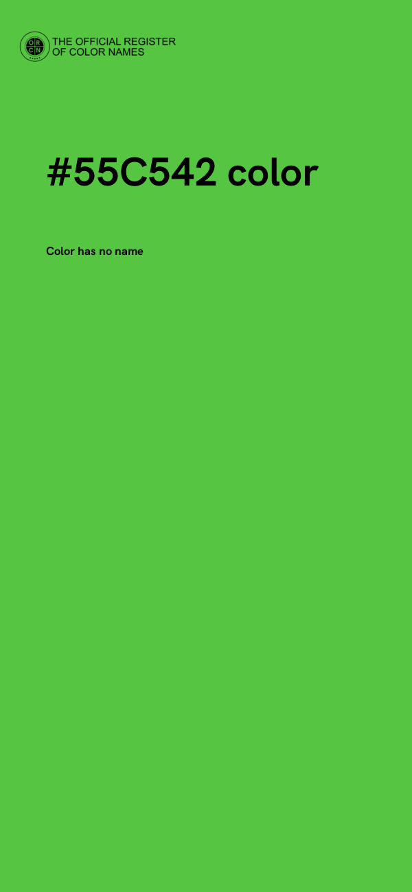 #55C542 color image