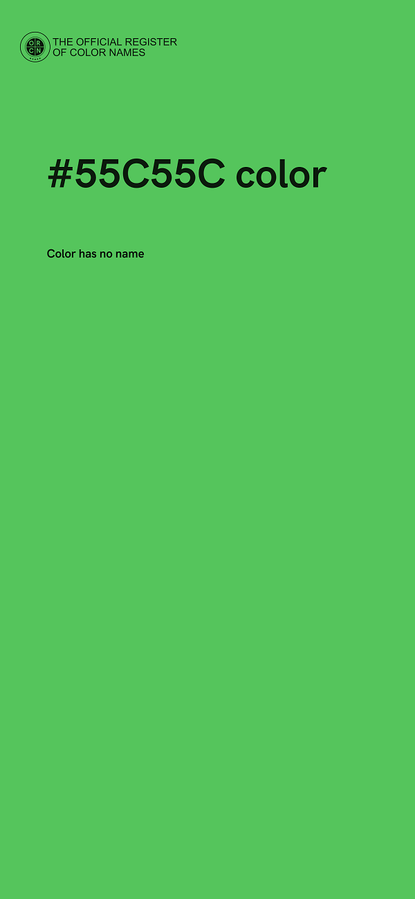 #55C55C color image