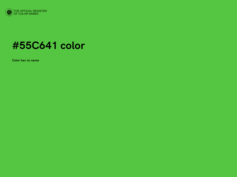 #55C641 color image