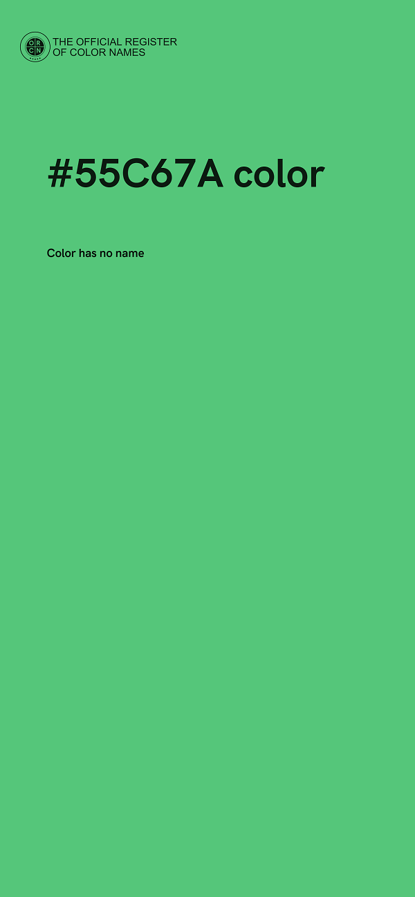 #55C67A color image