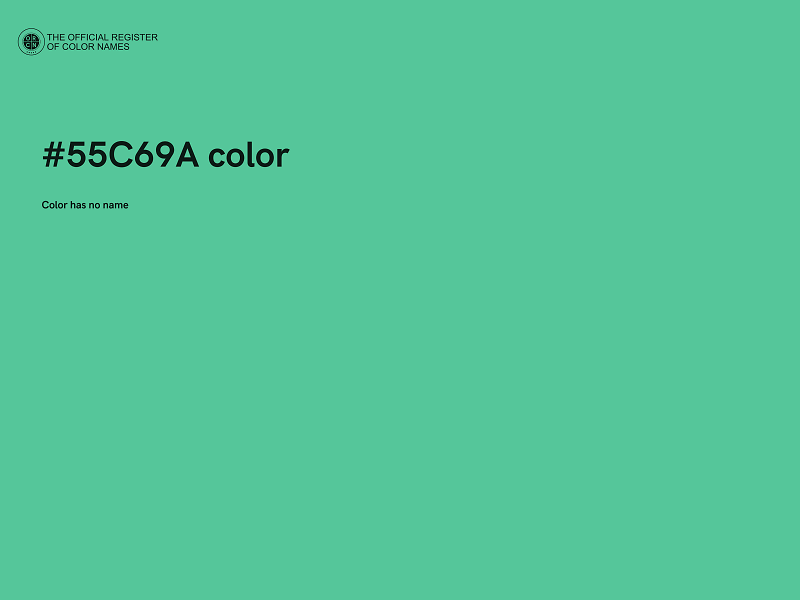 #55C69A color image