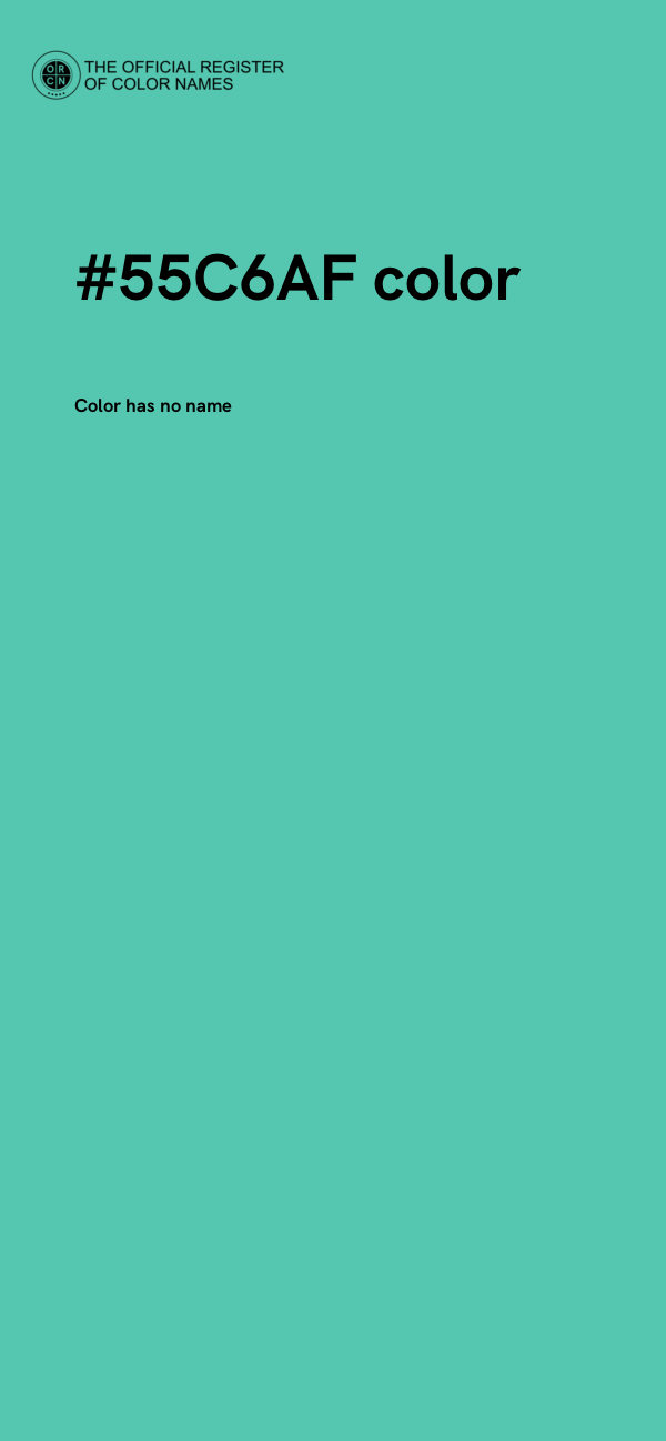 #55C6AF color image