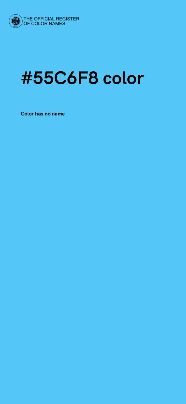 #55C6F8 color image
