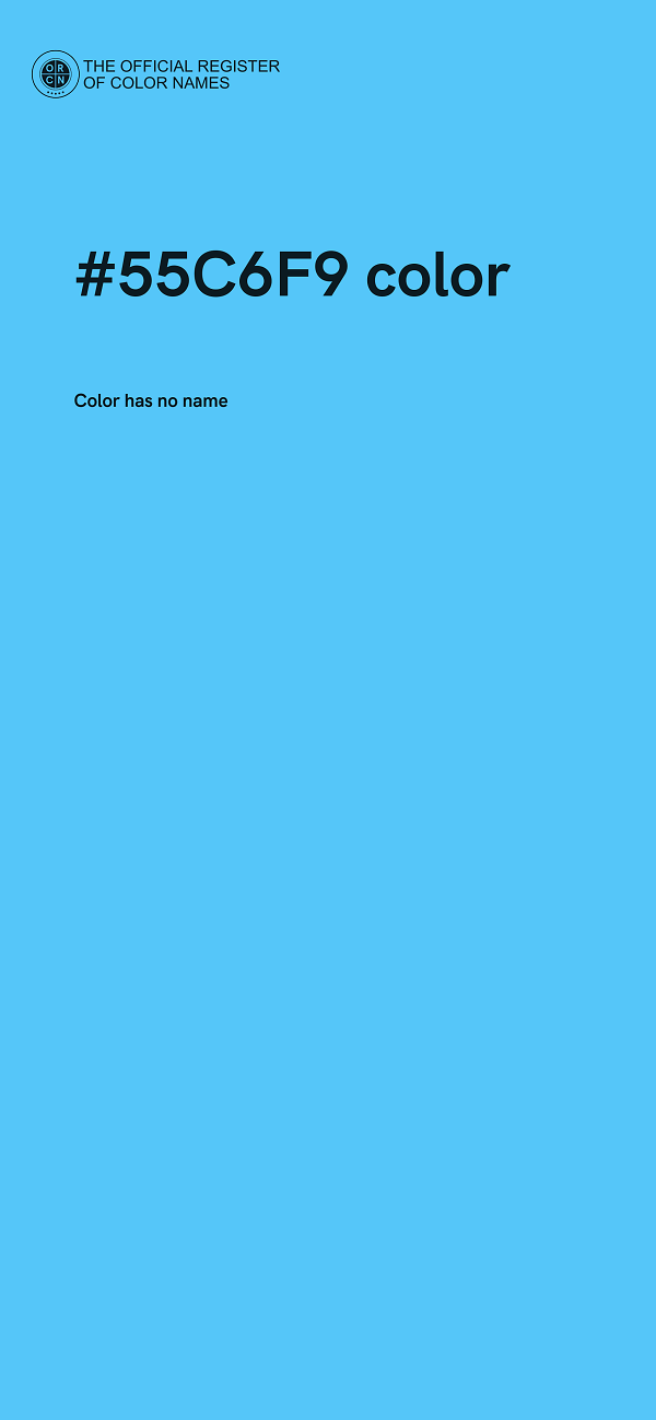 #55C6F9 color image