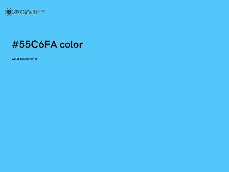 #55C6FA color image