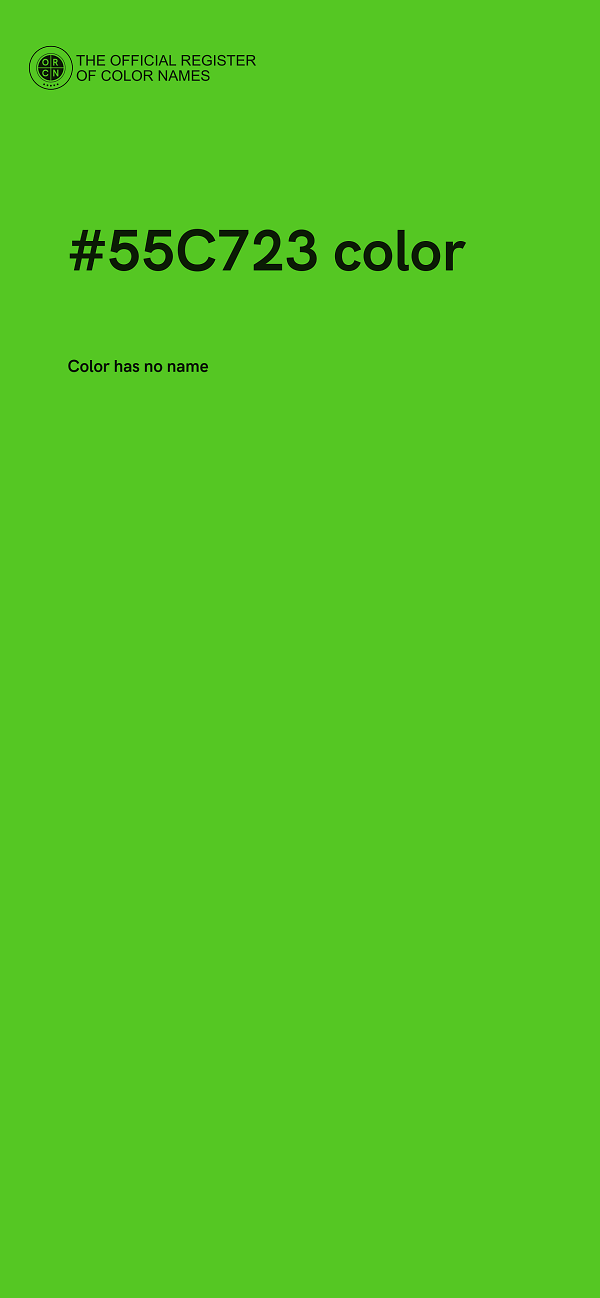 #55C723 color image