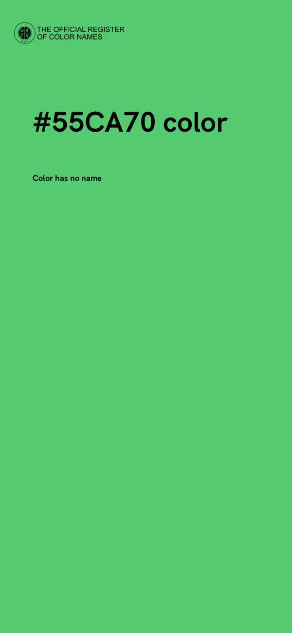 #55CA70 color image