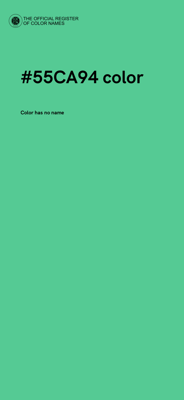 #55CA94 color image