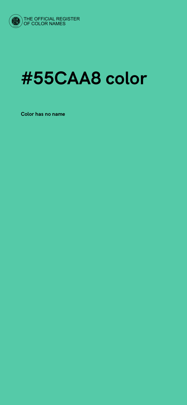 #55CAA8 color image