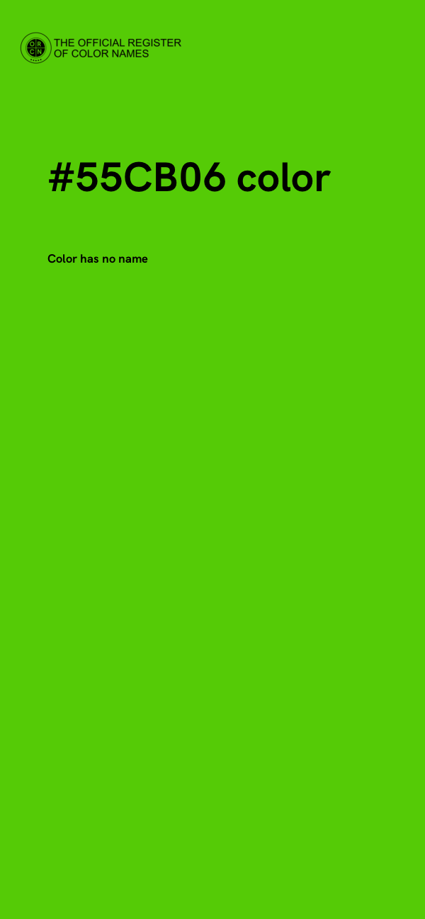 #55CB06 color image