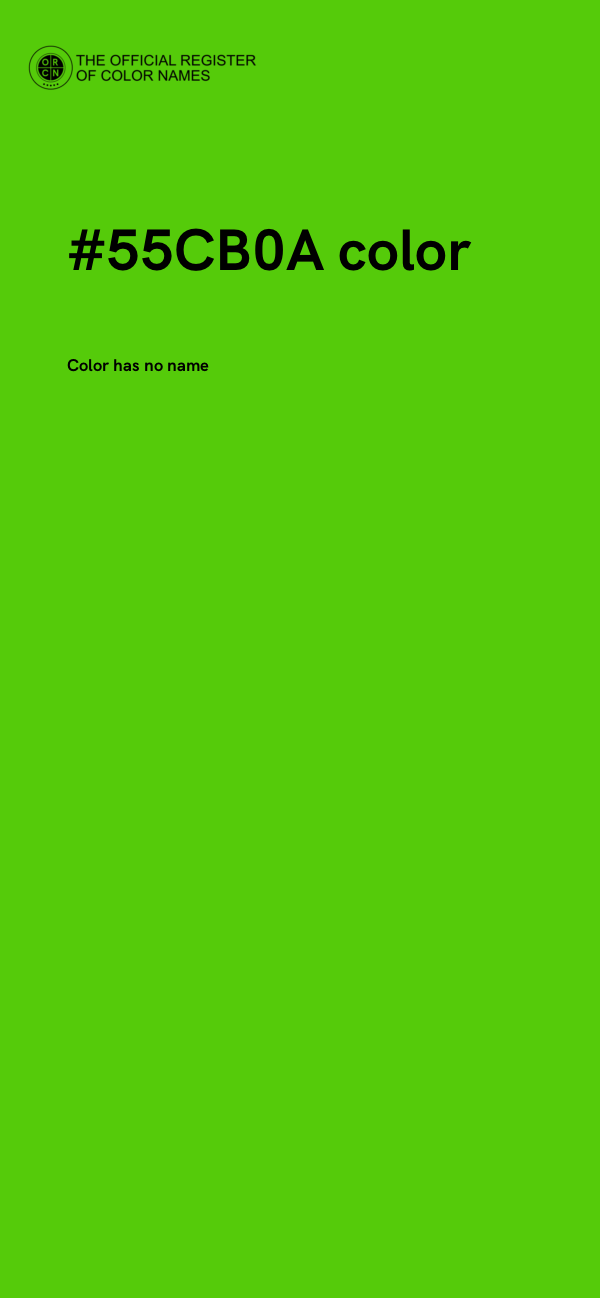 #55CB0A color image
