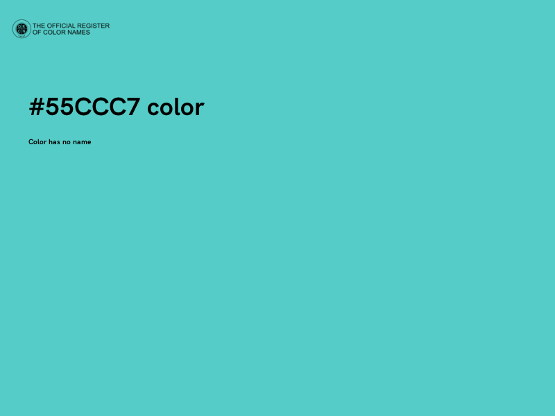 #55CCC7 color image