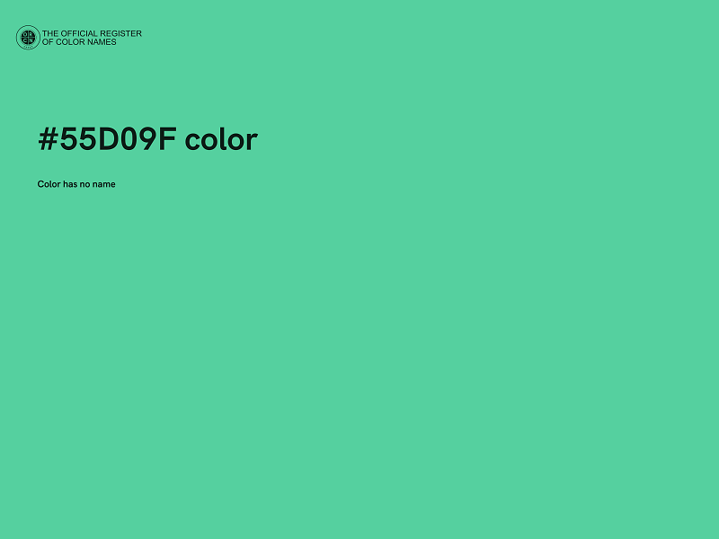 #55D09F color image