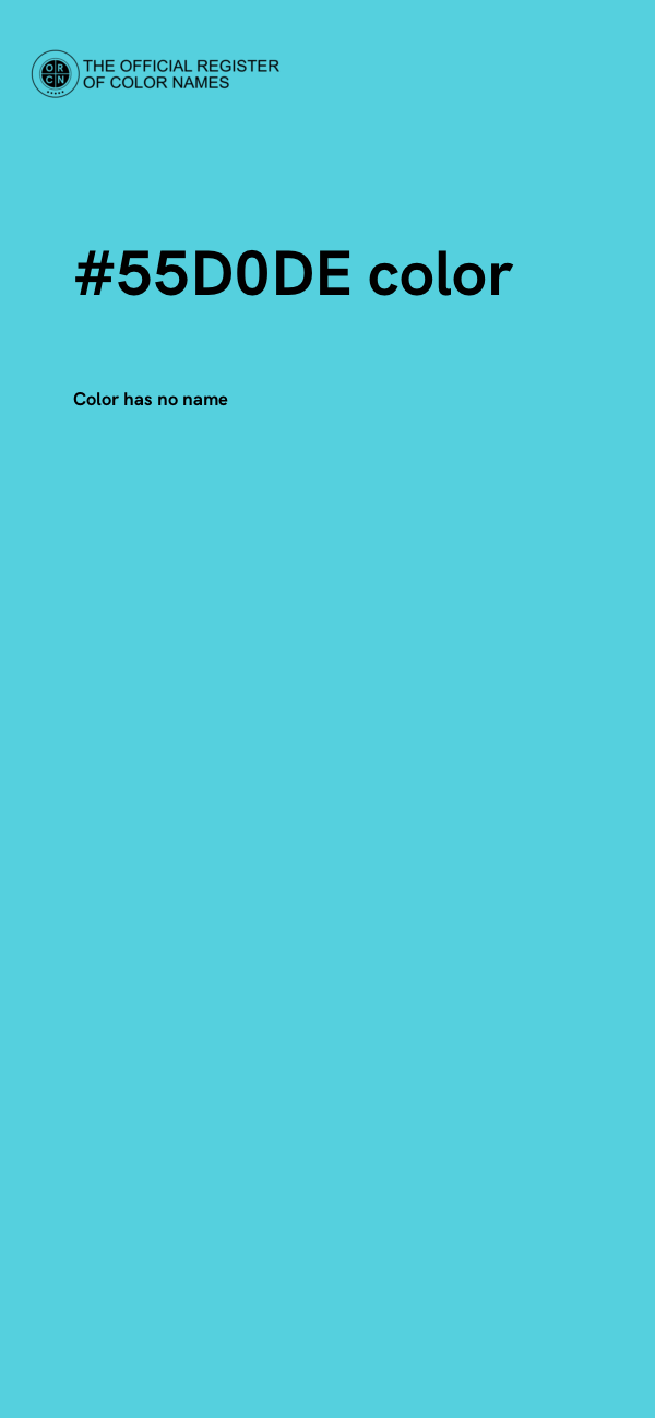 #55D0DE color image