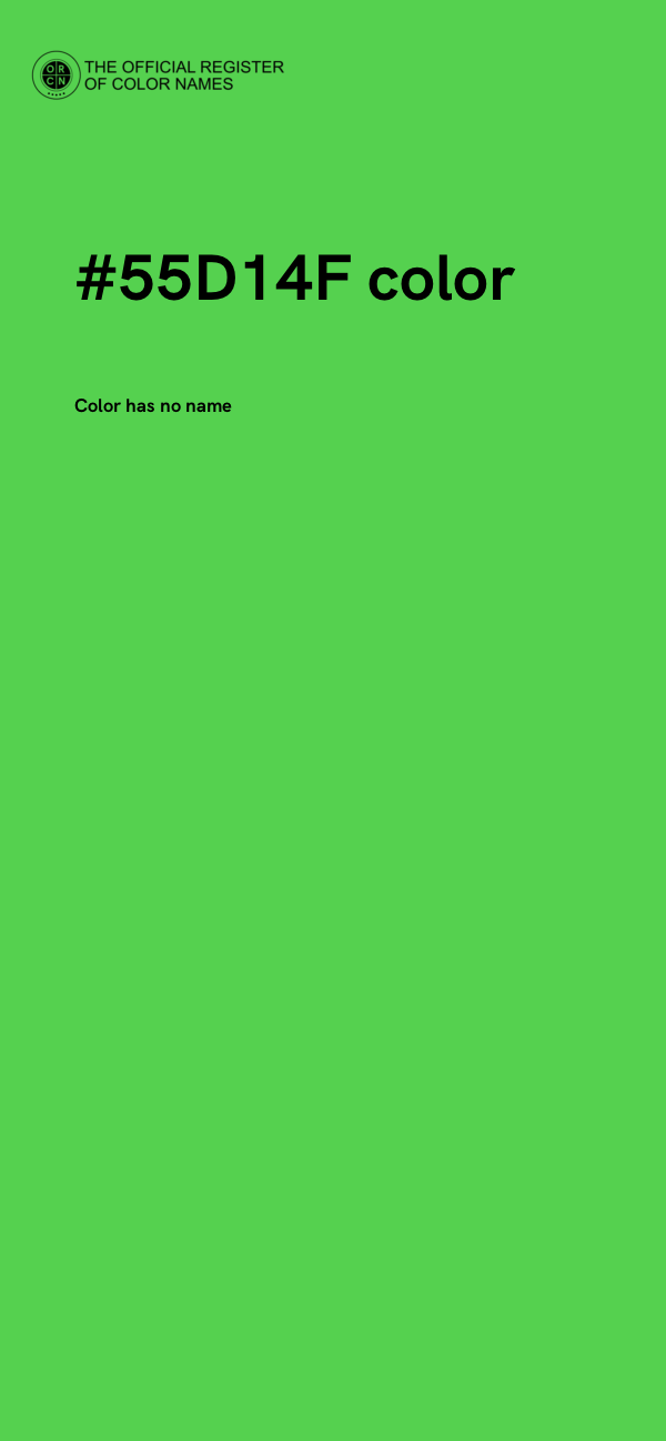 #55D14F color image
