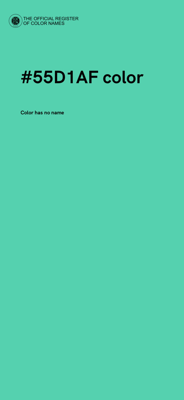 #55D1AF color image
