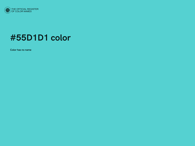 #55D1D1 color image