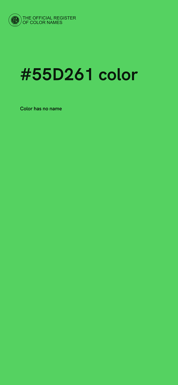 #55D261 color image