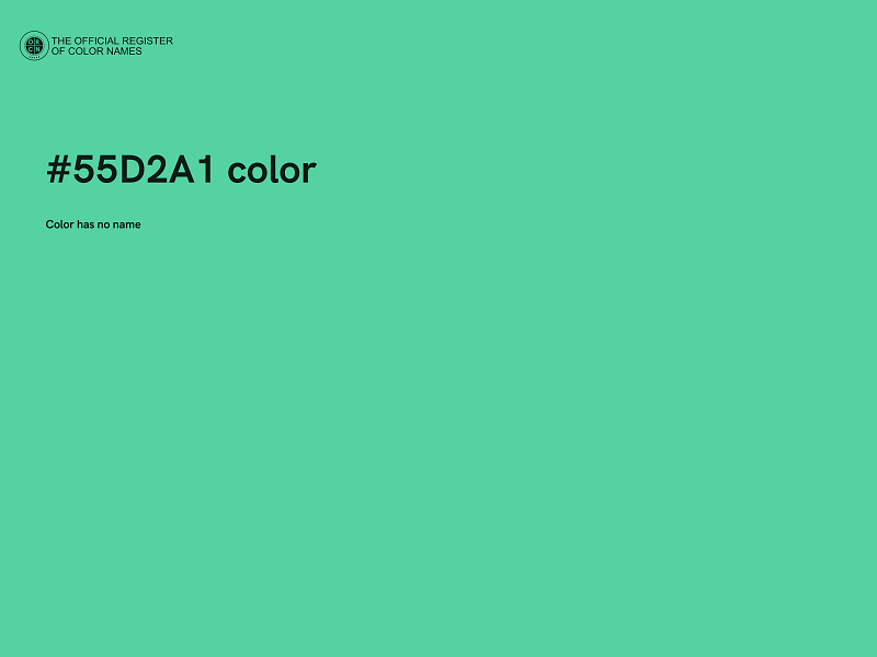 #55D2A1 color image