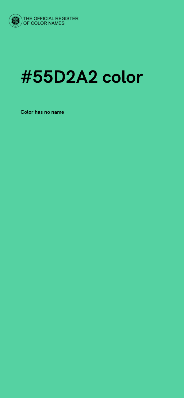 #55D2A2 color image