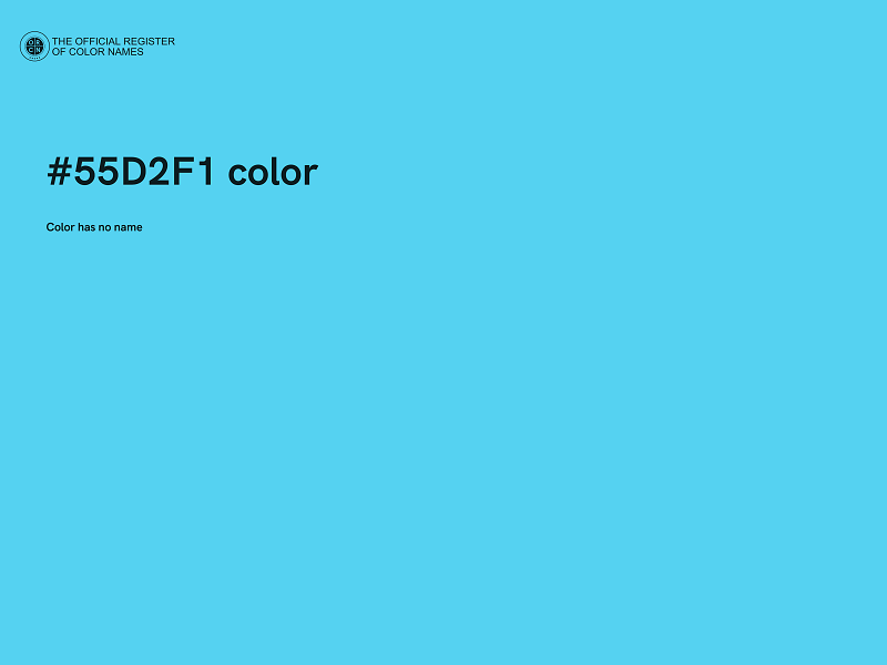 #55D2F1 color image