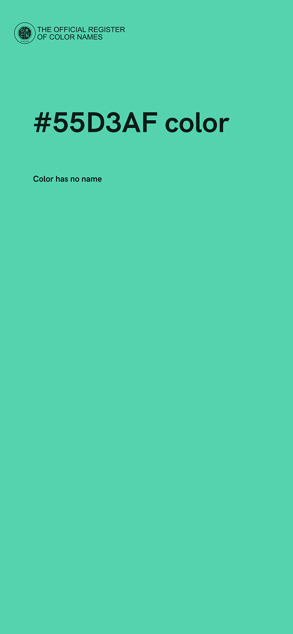 #55D3AF color image