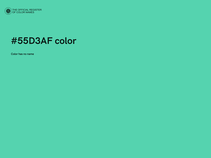 #55D3AF color image