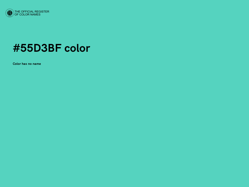 #55D3BF color image